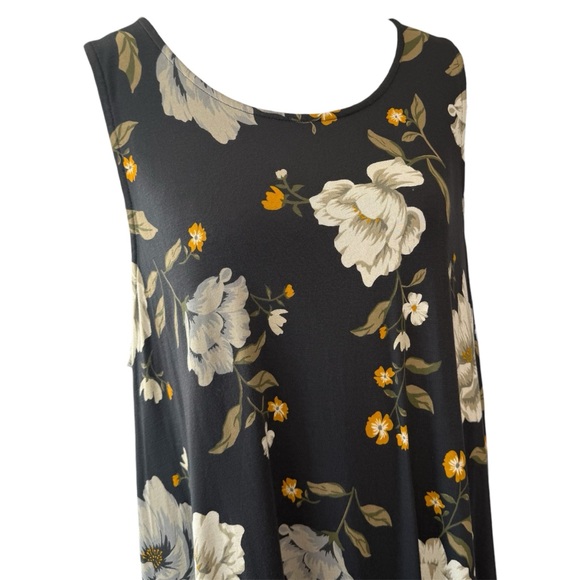 |EUC| OLD NAVY Floral Sleeveless Swing Dress - Picture 2 of 7